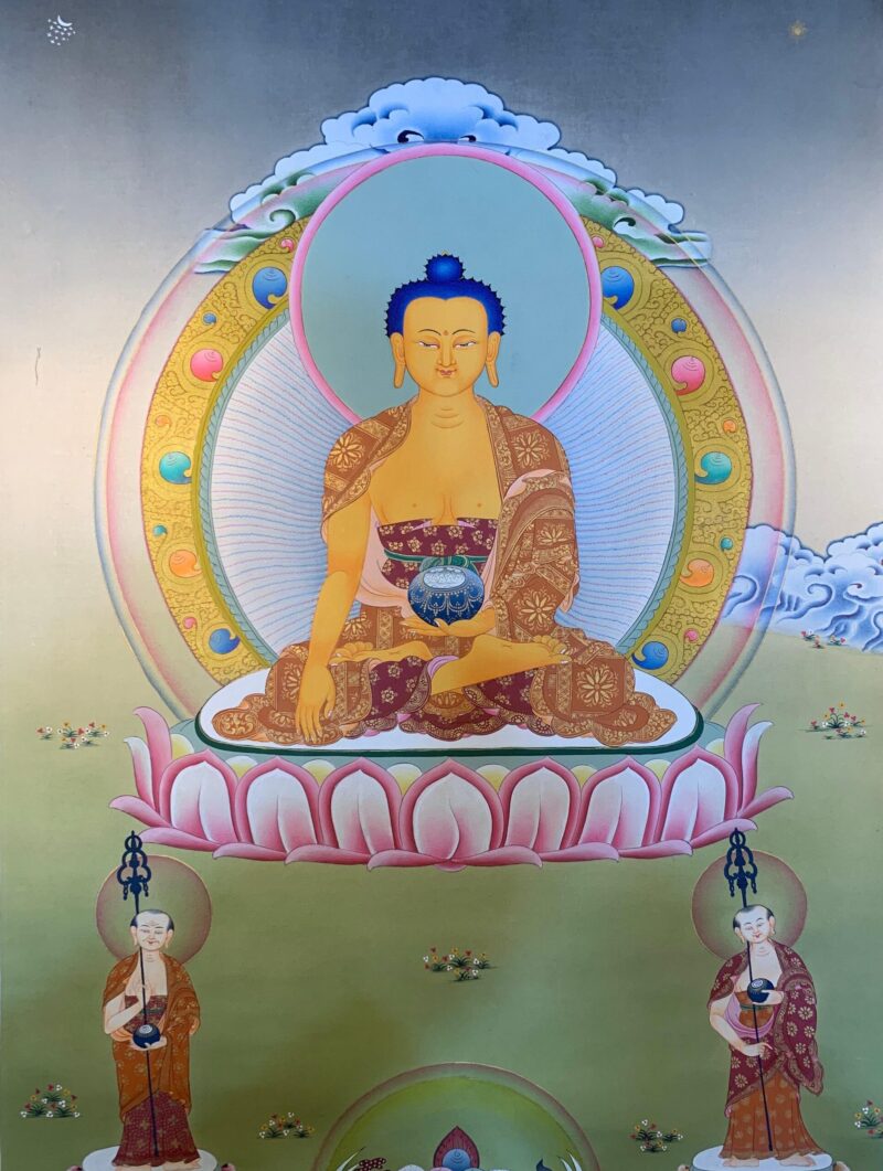 Shakyamuni Buddha Thangka Painting 52*40
