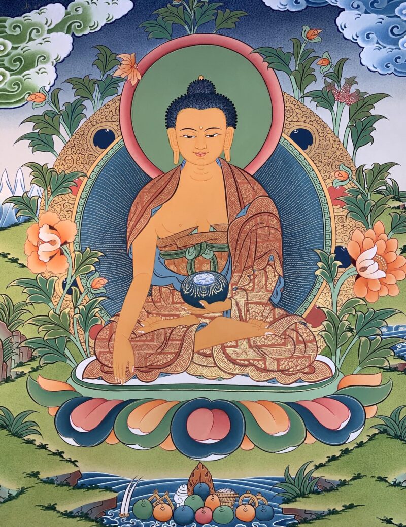 Shakyamuni Buddha Thangka Painting 52*40
